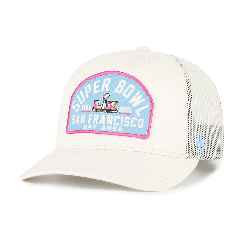 Men's '47 Natural Super Bowl LX Leland Adjustable Trucker Hat