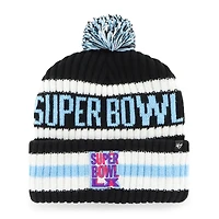 Men's '47  Black Super Bowl LX Cuffed Knit Hat with Pom