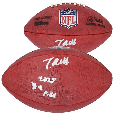 Travis Hunter Jacksonville Jaguars Autographed Wilson Duke Full Color Football with "2025 #2 Pick" Inscription
