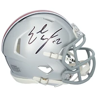 Emeka Egbuka Ohio State Buckeyes Autographed Riddell Speed Mini Helmet