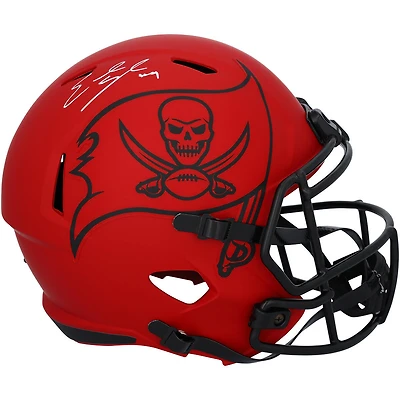 Emeka Egbuka Tampa Bay Buccaneers Autographed Riddell Rave Speed Replica Helmet