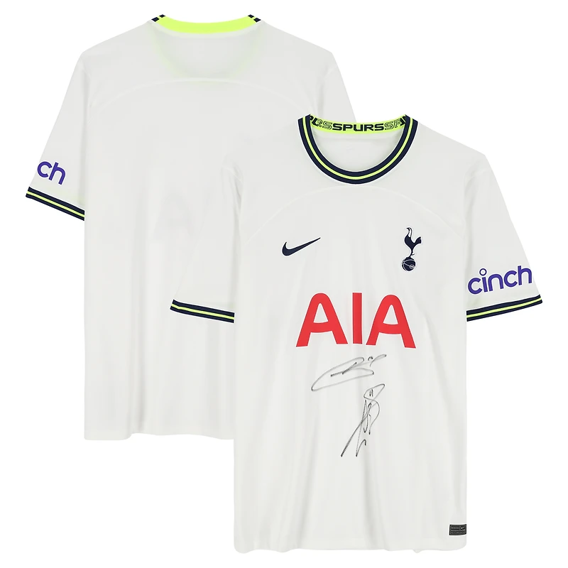 Harry Kane & Gareth Bale Tottenham Hotspur Autographed White 2022-23 Nike Replica Jersey - Front Signed