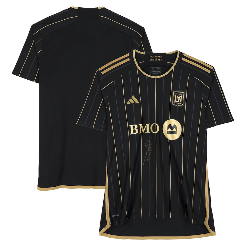 Gareth Bale LAFC Autographed Black adidas 2024 Primary Replica Jersey - Front Signed