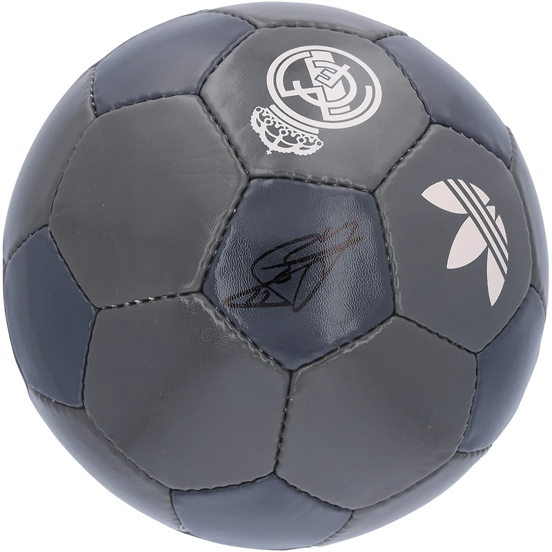 Gareth Bale Real Madrid Autographed Gray/Navy Soccer Ball