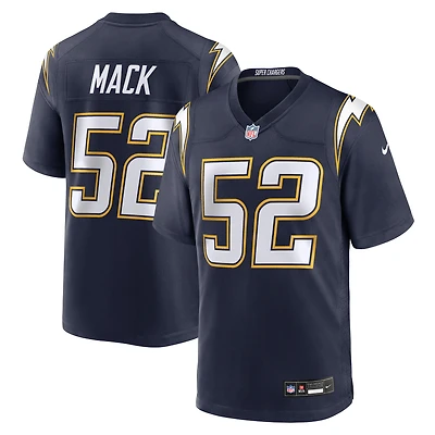 Men's Nike Khalil Mack Navy Los Angeles Chargers Alternate Super Game Player Jersey