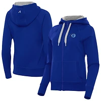 Women's Antigua Royal Orlando Magic New Logo Victory Full-Zip Hooded Sweatshirt