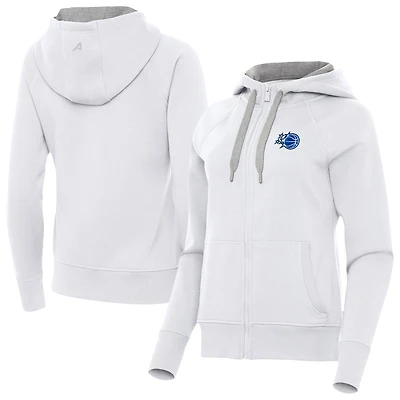Women's Antigua Orlando Magic New Logo Victory Full-Zip Hooded Sweatshirt