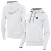 Women's Antigua Orlando Magic New Logo Victory Full-Zip Hooded Sweatshirt