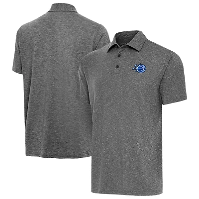 Men's Antigua Heather Orlando Magic New Logo Tall Par 3 Polo