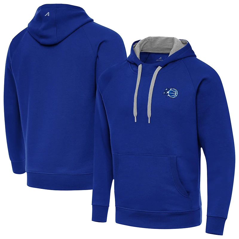 Men's Antigua Royal Orlando Magic New Logo Victory Pullover Hoodie