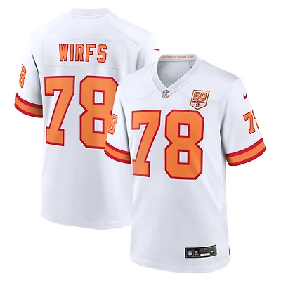 Men's Nike Tristan Wirfs White '76 Tampa Bay Buccaneers 50th Season Game Jersey