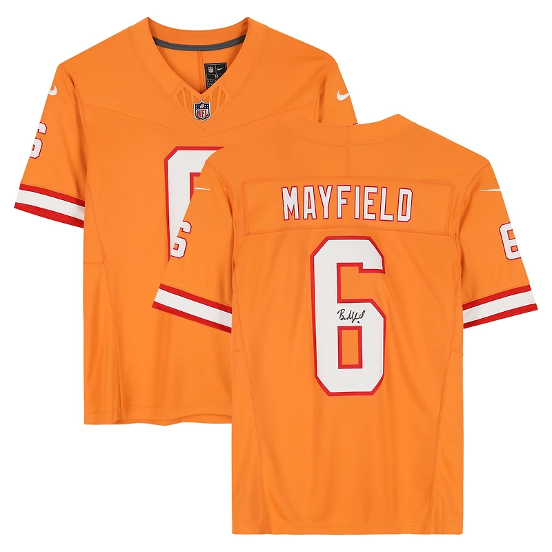 Baker Mayfield Tampa Bay Buccaneers Autographed Nike Orange Vapor F.U.S.E. Limited Jersey
