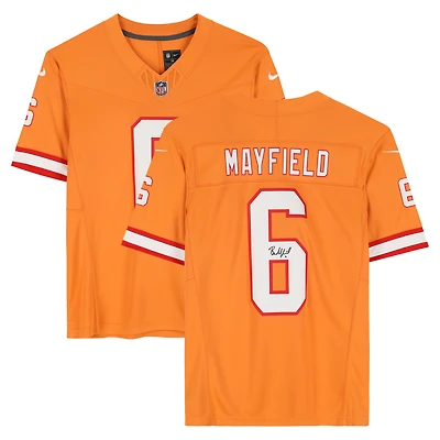 Baker Mayfield Tampa Bay Buccaneers Autographed Nike Orange Vapor F.U.S.E. Limited Jersey