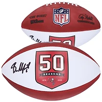 Baker Mayfield Tampa Bay Buccaneers Autographed Wilson 50th Season Football