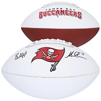 Mike Evans & Baker Mayfield Tampa Bay Buccaneers Autographed Franklin White Panel Football