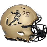 Baker Mayfield Oklahoma Sooners Autographed Gold Heisman Speed Authentic Helmet with "HS 17" Inscription