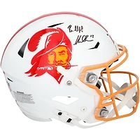 Mike Evans & Baker Mayfield Tampa Bay Buccaneers Autographed Riddell 1976-96 Throwback Speed Flex Authentic Helmet