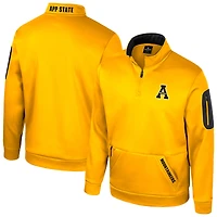 Men's Colosseum  Gold Appalachian State Mountaineers Mainframe Fleece Quarter-Zip Jacket