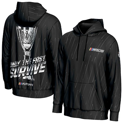 Youth ProSphere  Black NASCAR Only the Fast Survive Playoffs Pullover Hoodie