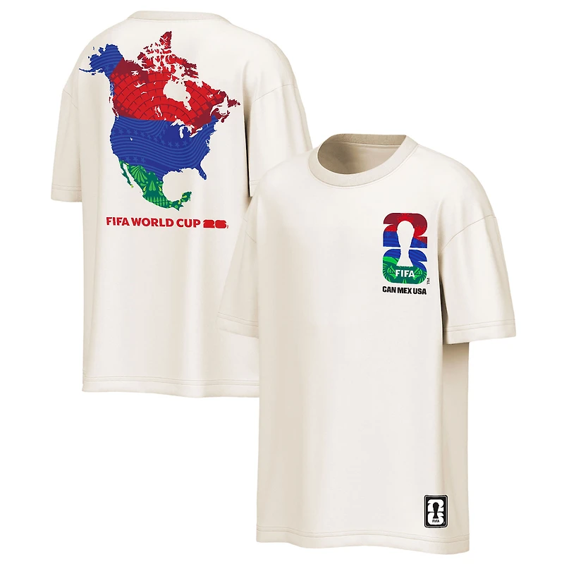 Men's Outerstuff Natural 2026 FIFA World Cup North America Oversized T-Shirt