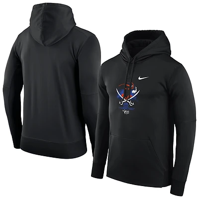 Men's Nike Black Virginia Cavaliers The Ride Swords Therma-FIT Hoodie