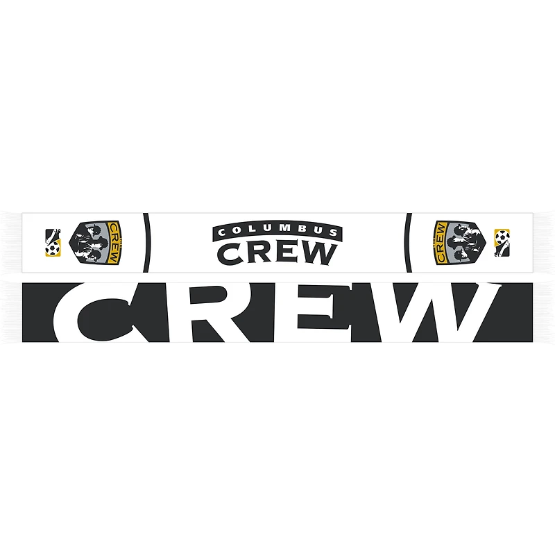White Columbus Crew 2025 Third Jersey Hook Scarf