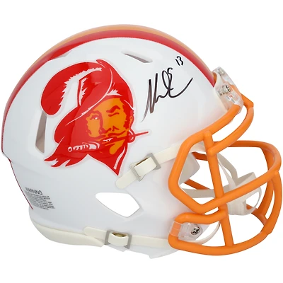 Mike Evans Tampa Bay Buccaneers Autographed Riddell 1976-1996 Throwback Speed Mini Helmet