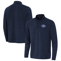 Men's Antigua Heather Navy 2026 MLB All-Star Game Bright Quarter-Zip Pullover