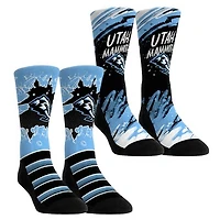 Unisex Rock Em Socks  Utah Mammoth Ice Breaker Two-Pack Crew Set