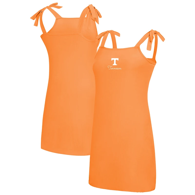 Women's Concepts Sport  Tennessee Orange Volunteers Tie-Shoulder Nightdress