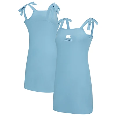 Women's Concepts Sport  Light Blue North Carolina Tar Heels Tie-Shoulder Nightdress