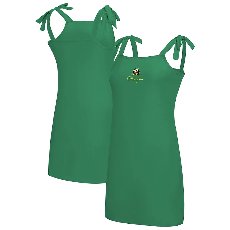 Women's Concepts Sport Kelly Green Oregon Ducks Tie-Shoulder Nightdress