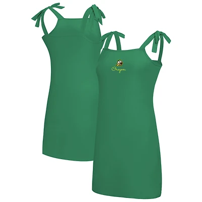 Women's Concepts Sport  Kelly Green Oregon Ducks Tie-Shoulder Nightdress