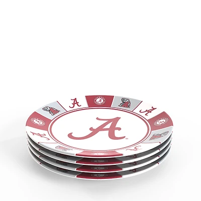 Tervis Alabama Crimson Tide Four-Piece Melamine Dinner Plate Set