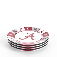 Tervis Alabama Crimson Tide Four-Piece Melamine Dinner Plate Set