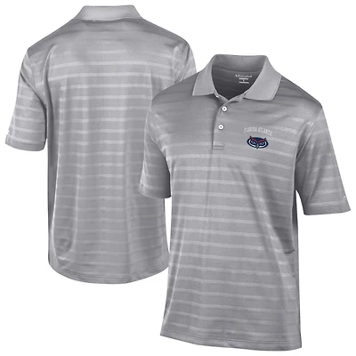 Men's Champion Gray Florida Atlantic Owls Textured Solid Polo