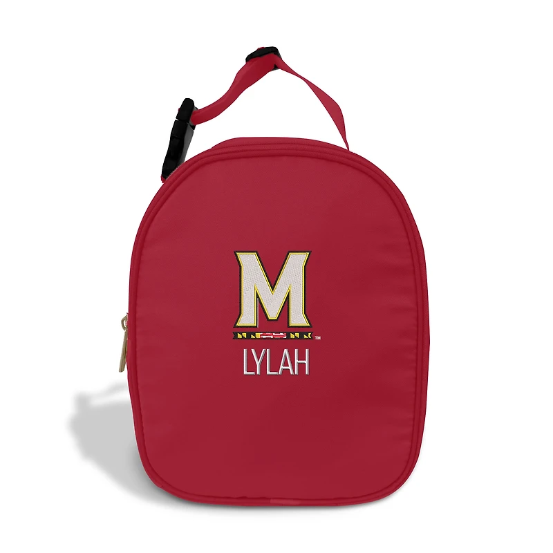 Youth Chad & Jake Red Maryland Terrapins Personalized Insulated Lunch Bag