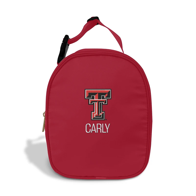 Youth Chad & Jake Red Texas Tech Red Raiders Personalized Insulated Lunch Bag