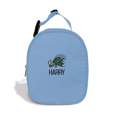 Youth Chad & Jake Blue Tulane Green Wave Personalized Insulated Lunch Bag