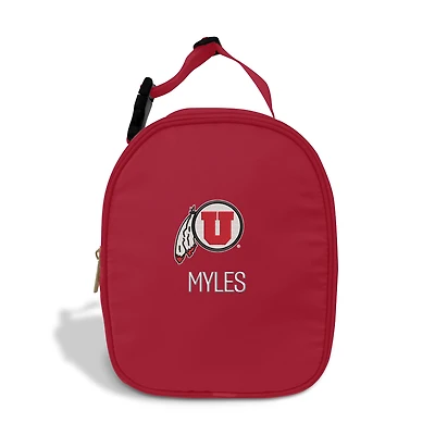 Youth Chad & Jake Red Utah Utes Personalized Insulated Lunch Bag