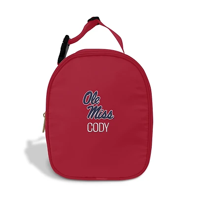 Youth Chad & Jake Red Ole Miss Rebels Personalized Insulated Lunch Bag