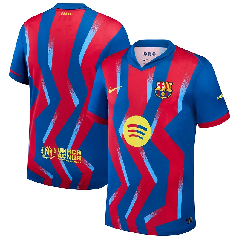 Men's Nike Blue Barcelona 2025/26 Fourth Replica Jersey
