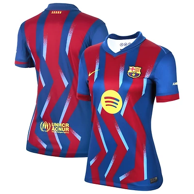 Women's Nike Blue Barcelona 2025/26 Fourth Replica Jersey