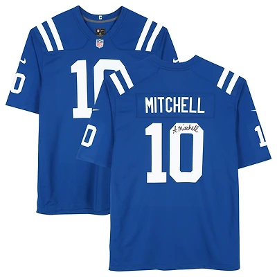 Adonai Mitchell Indianapolis Colts Autographed Royal Nike Game Jersey