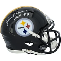 Jack Ham Pittsburgh Steelers Autographed Riddell Speed Mini Helmet with "HOF 88" Inscription