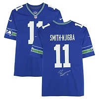 Jaxon Smith-Njigba Seattle Seahawks Autographed Royal Throwback Nike Game Jersey