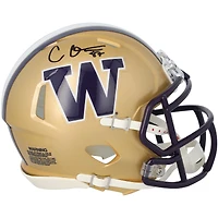Cade Otton Washington Huskies Autographed Riddell Speed Mini Helmet