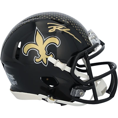 Tyler Shough New Orleans Saints Autographed Riddell 2022 Alternate Speed Mini Helmet