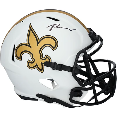Tyler Shough New Orleans Saints Autographed Riddell Lunar Eclipse Speed Replica Helmet
