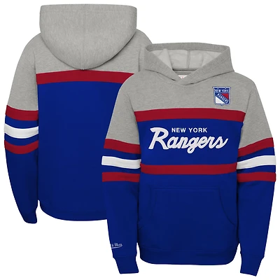 Toddler Mitchell & Ness  Navy New York Rangers Head Coach Hoodie